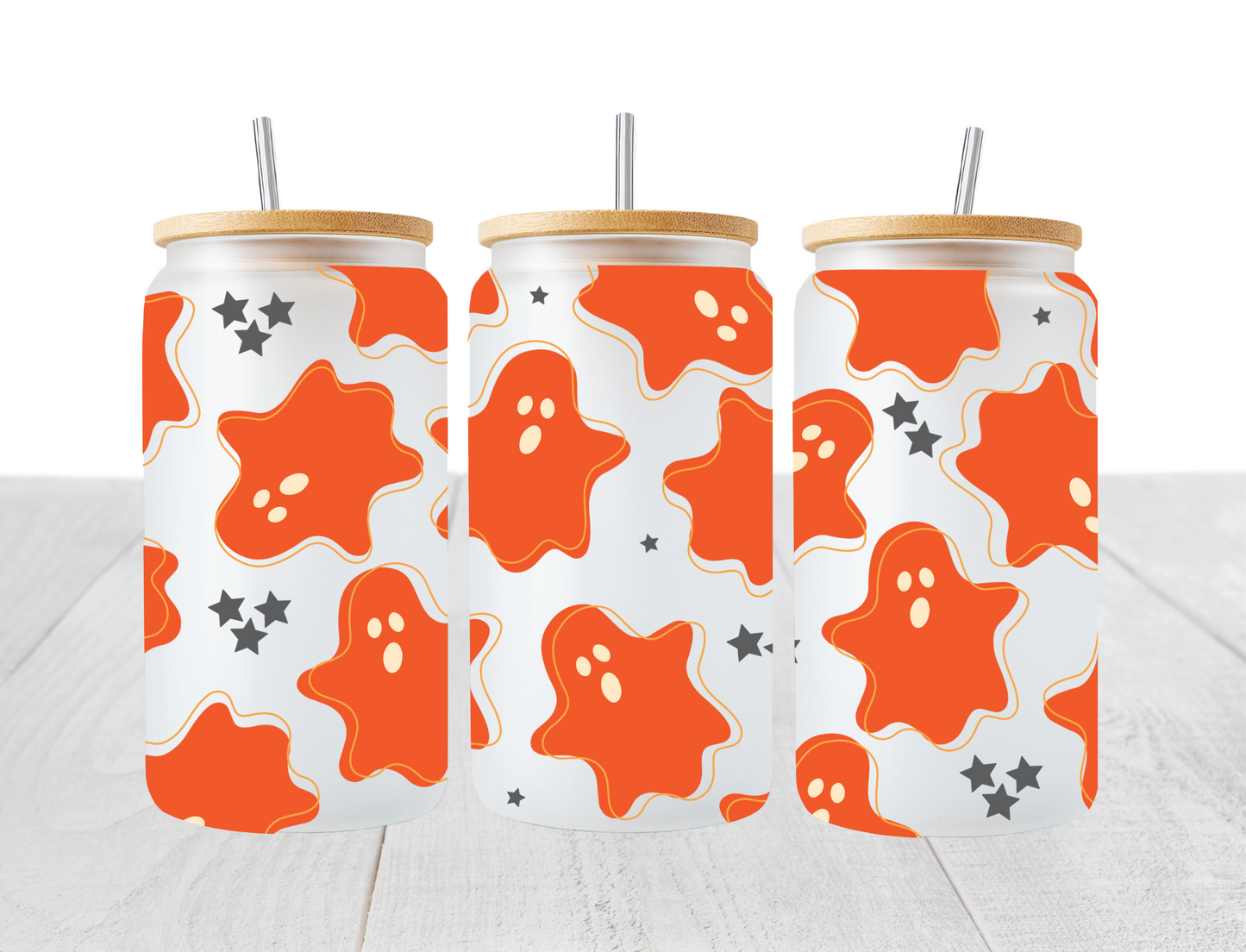 Orange ghosts - UV Libby Wrap