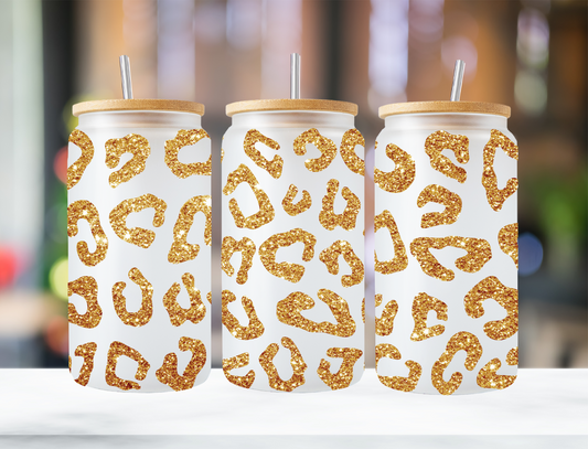 Gold cheetah print - UV Libby Wrap