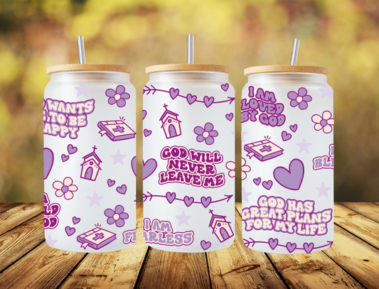 God will never leave me - UV Libby Wrap