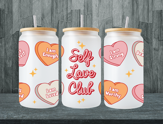 Self love club with candy hearts - UV Libby Wrap