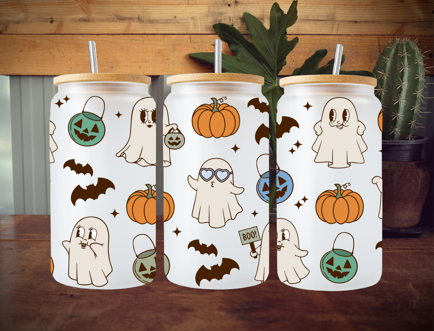 Ghosts, bats and candy buckets - UV Libby Wrap