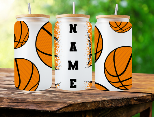 Basketballs with name - UV Libby Wrap
