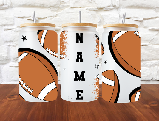 Footballs with name - UV Libby Wrap