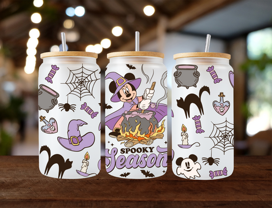 Spooky season, witch Mickey- UV Libby Wrap