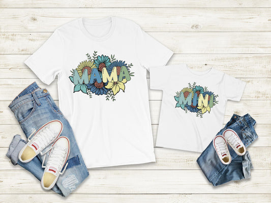 Mom & Me - Mama Blue Floral