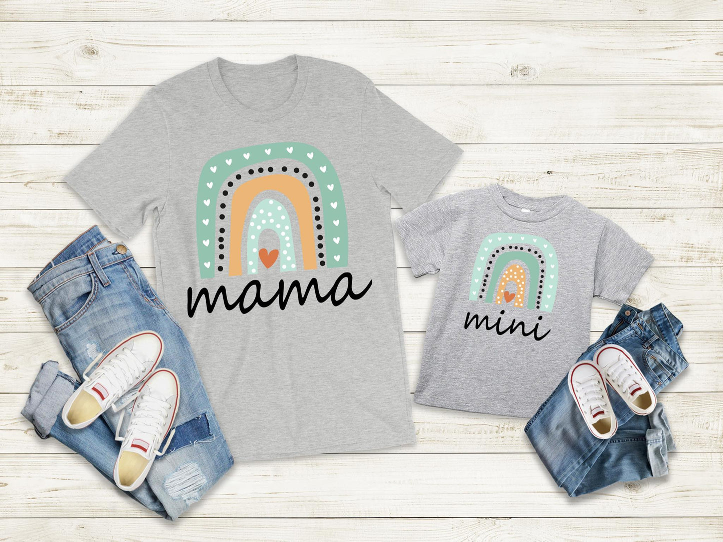 Mom & Me - Minty Rainbow Mama