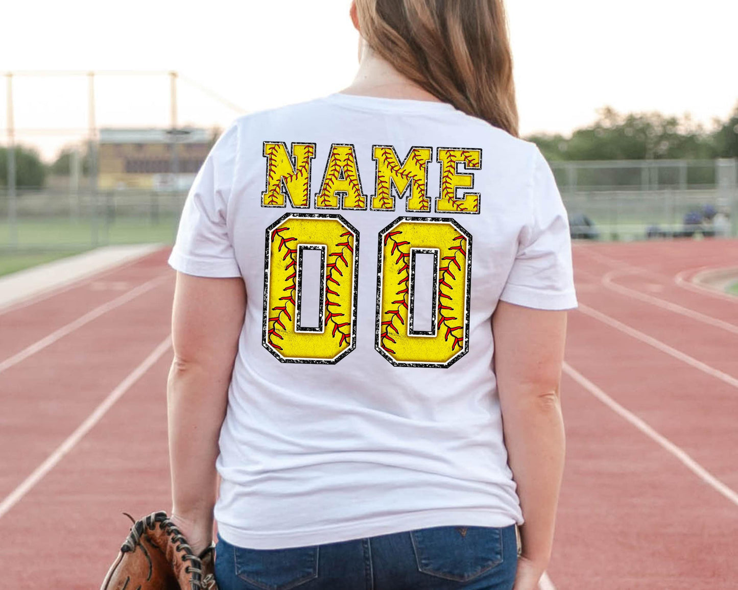 Customizable Softball Tee