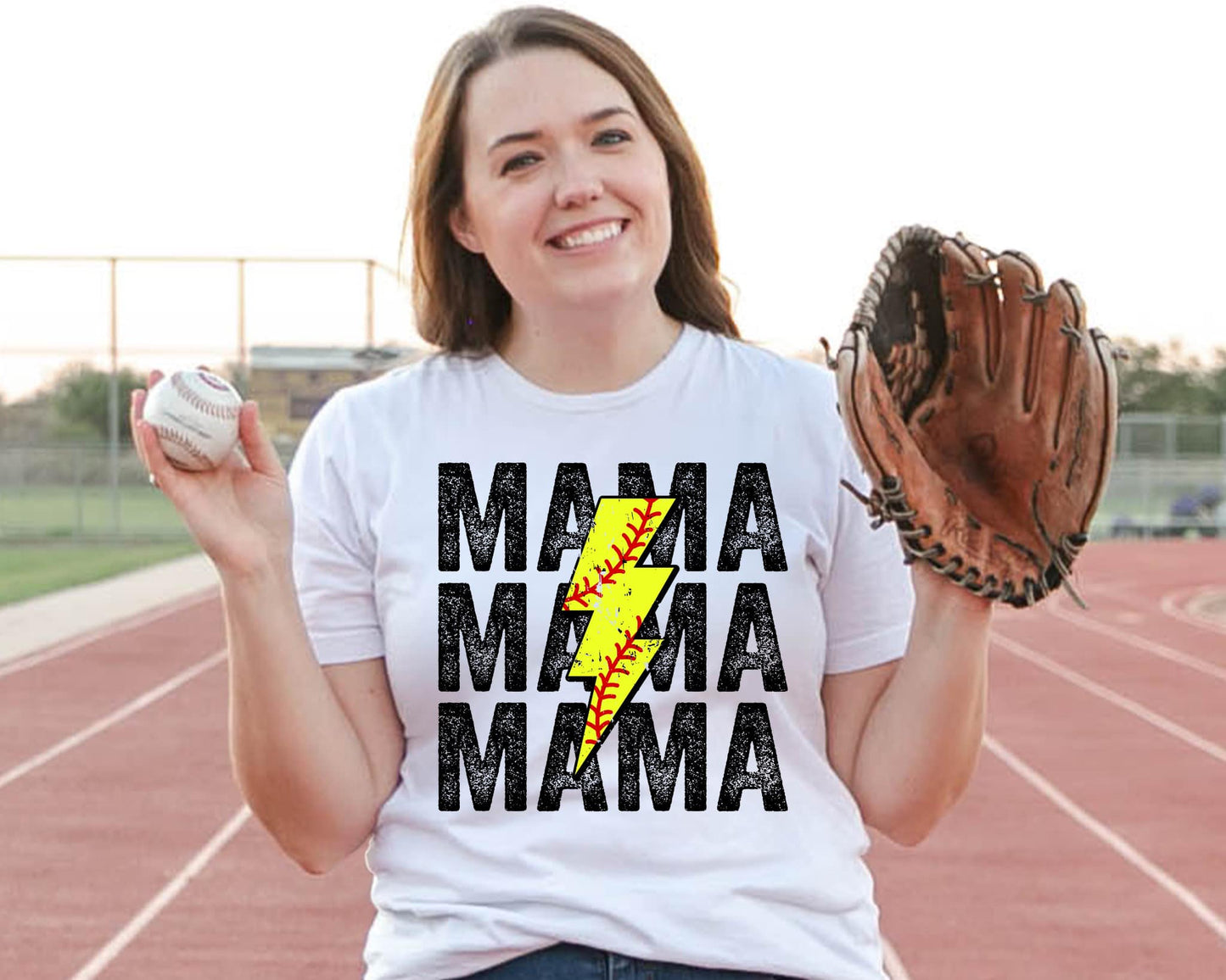 Customizable Softball Tee