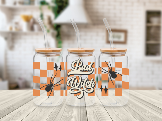 Bad witch, orange checkered - UV Libby Wrap