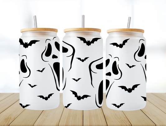 Ghostface and bats - UV Libby Wrap