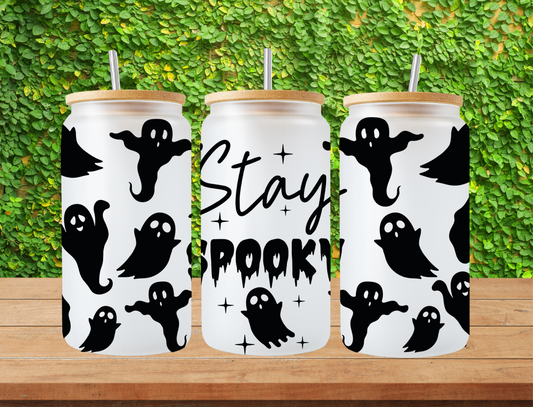 Stay spooky with black ghosts - UV Libby Wrap