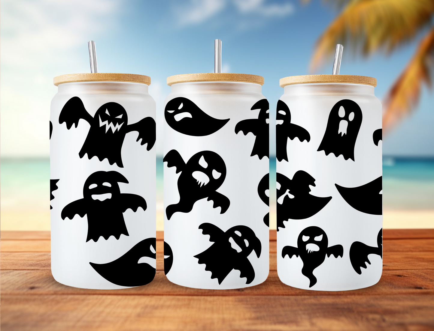 Black ghosts - UV Libby Wrap