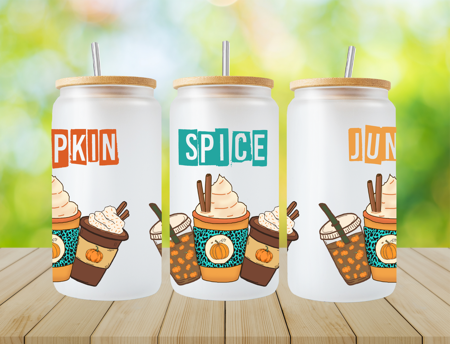 Pumpkin spice junkie - UV Libby Wrap