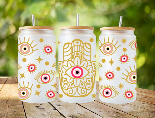 Hand with eyeballs - UV Libby Wrap