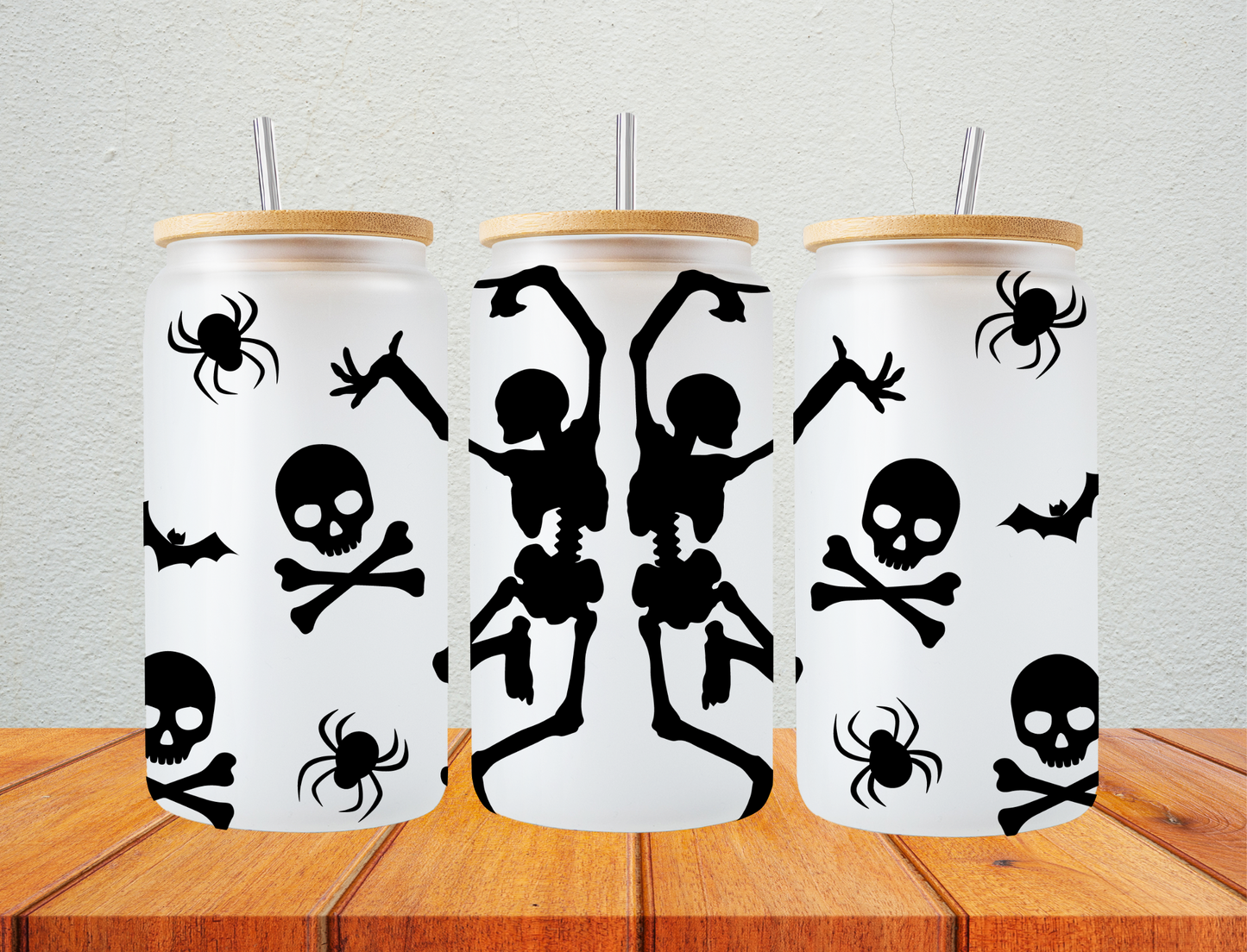 Dancing skeletons - UV Libby Wrap