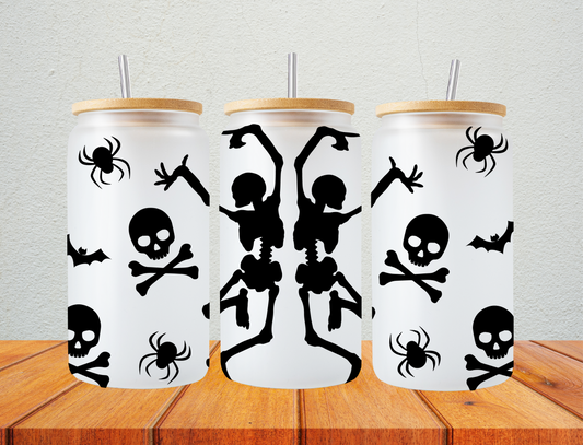 Dancing skeletons - UV Libby Wrap