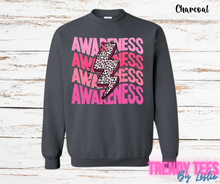 Load image into Gallery viewer, Pink Awareness Leopard Lightening Bolt
