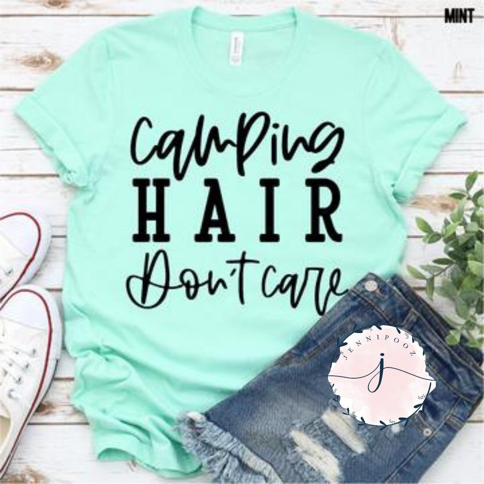 Camping Hair Don't Care – trendyteesbyleslie