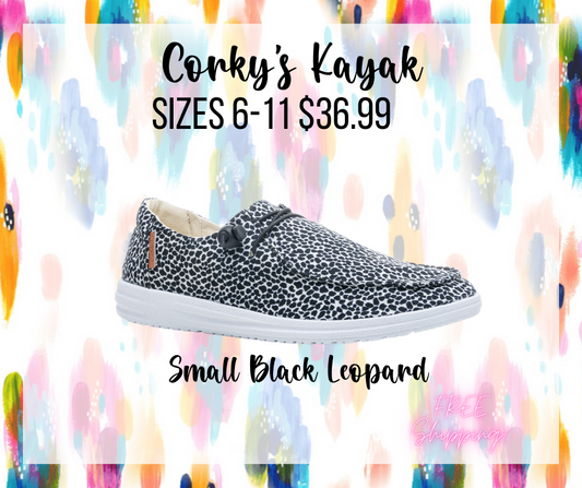 Small Black Leopard Kayak's