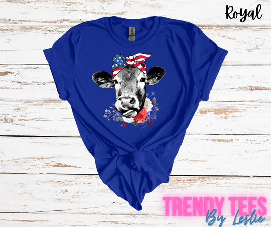 Patriotic Cow