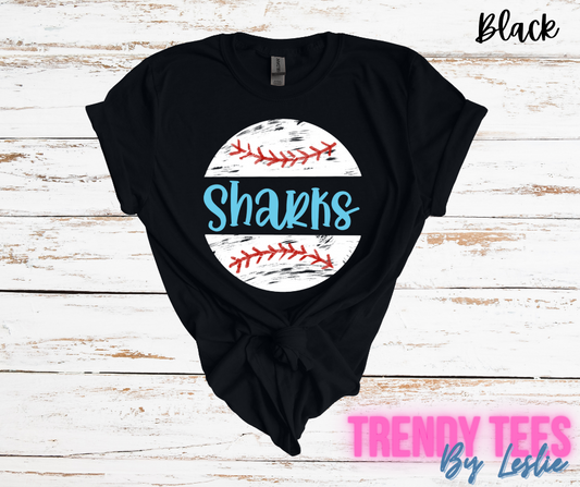 Distressed Baseball - Personalized