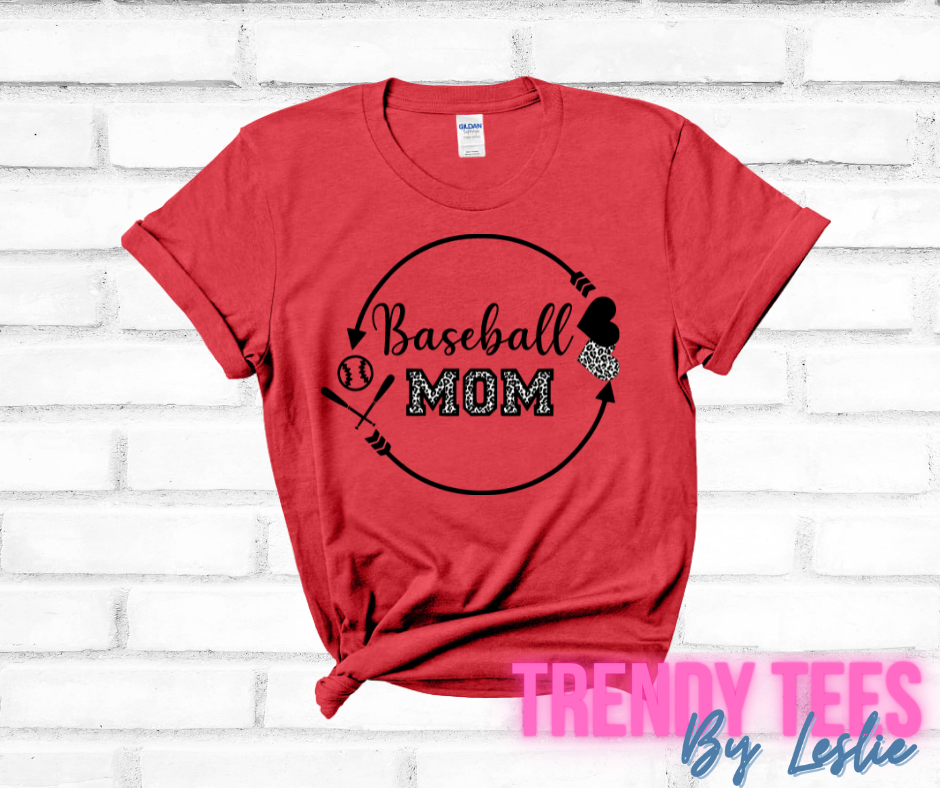 Baseball Mom Snow Leopard