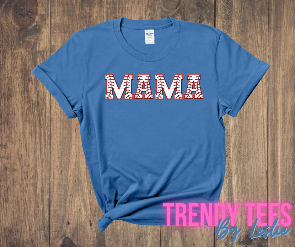 Baseball Letters MAMA